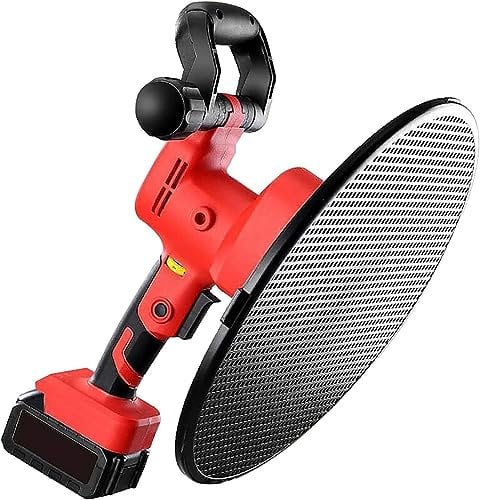 Levigatrice elettrica per calcestruzzo, levigatrice per muri a secco/pavimenti con disco/pad per la levigatura su superfici in calcestruzzo di pareti,2electric-10batteries