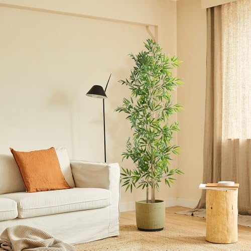 BLAINE | Bambou Minimal 180cm | Plantes Artificielles Interieur | Plantes Artificielles | Plante Artificielle Exterieur | Grande Plante Artificielle Interieur | Arbre Artificiel | Fausses Plantes