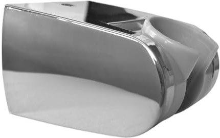 1 support mural pour douchette avec vis et chevilles, moderne, inclinable, plastique ABS de qualité supérieure, chromé brillant
