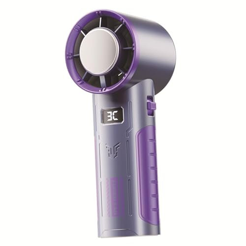 Milageto Ventilador de Mano Compacto Y Potente, púrpura, Individual