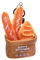 Kawaii Simulation pain Baguette porte-clés pendentif pour femmes filles mode créatif dessin animé porte-clés Couple sac décoration