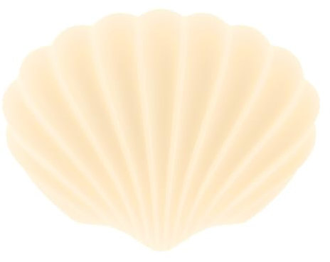 RXPVUXE Applique murale coquillages blanche moderne, applique murale créative pour chambre d'enfant, décoration de chevet, abat-jour en PE blanc lait, appliques murales câblées d'intérieur nordiques E