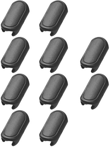 Kabelklemmen Fahrrad,Kabelklemmen Für Fahrradbremsen,5/10 Stück C-Clips Mountainbike Schnalle,Fahrradbremskabelklemmen Für Mountainbikes/Rennräder, Schwarz