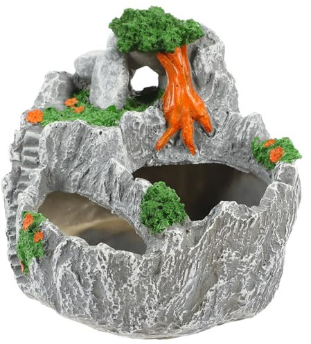 MERRYHAPY 1 STK Blumentopf Feenhaus Fee Sukkulenten Pflanzer Feenhafte Gartenhäuser büro Dekoration Office Decoration Töpfe für Pflanzen Sukkulenten-Übertopf Mini-Hausblumenpflanzer Harz
