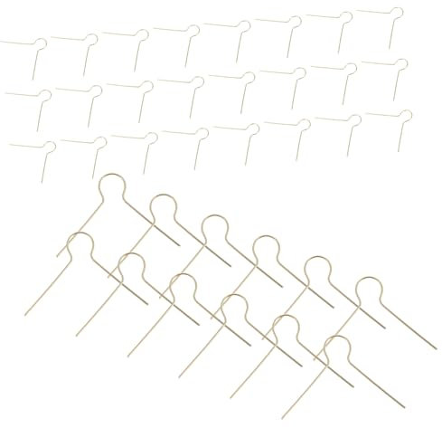 Alipis Ornamenthaken für Weihnachtsbaum Christbaumschmuck Kugeln 100 Stück V-förmige Metallhaken für Weihnachtsdekoration