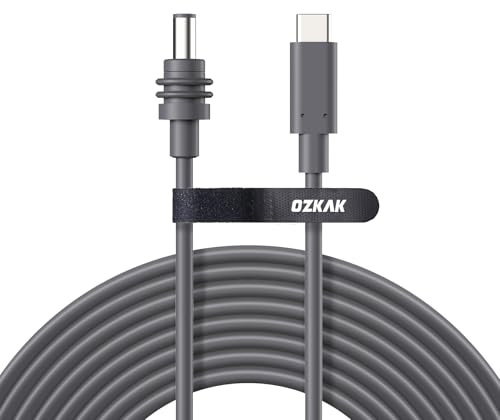 Ozkak Starlink Mini Cable 15M - Waterproof USB C Cable, 18AWG Starlink Mini Power Cable, Works with 100W+ PD Source