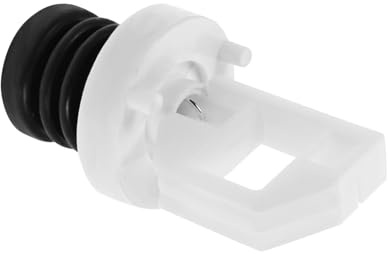 Uonlytech Washing Machine Drain Pump Cover Plug, Abs Plastic Filter for Drum Washers, Leak Prevention Water Seal Replacement Part, Easy Fit Accessory
