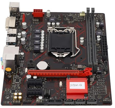 Bewinner M-ATX LGA 1151 CPU-Steckplatz Doppel DDR4 2133MHz Memory Desktop Motherboard mit Realtek RTL8111gr Gigabit Ethernet, DVI-Schnittstelle, 32-GB