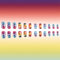 Drücken Auf Nägel Easy Wear Sunset Beach Palm Tree Stick Auf Nägeln Acryl Falsche Nägel Für Schnelle Modische Maniküre
