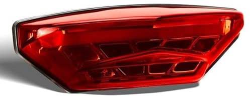 Stop Rücklicht 3 drähte L- Motorrad Schwanz Bremslicht Rot Rauch Objektiv Hinten Lizenz Lampe Tagfahrlicht Signal Universal Für 12V Moto Roller