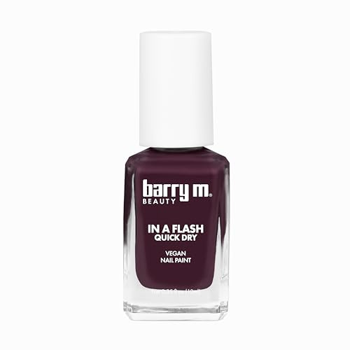 In A Flash Quick Dry Nail Paint, Shade Deep Mauve Plum Passion | Dark Purple Nail Polish
