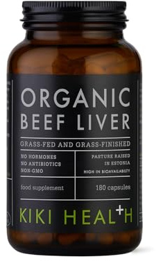 Organic Beef Liver Capsules – Pasture-Raised Cattle, Free from Antibiotics and Hormones – Grass-Fed Liver Support Supplements from – Ancestral Diet, Beef Organ Supplements – 180 Vegicaps