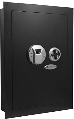 Barska Biometric Wall Safe, One Size, Black