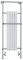 AQUAWORLD Traditional Victorian Style Bathroom Heated Towel with 6 Section Radiators, Floor Mounted Radiator Rack With White & Chrome 1500x575mm (free radiator valves)