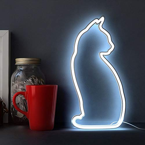 MUSTARD Cat LED Neon Table Light Meow Home Decor Lights