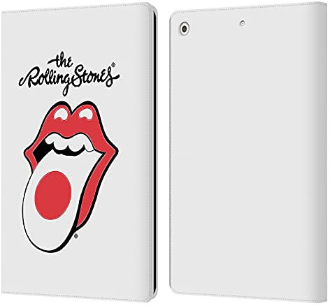 Head Case Designs Offizielle The Rolling Stones Japan Internationale Lecken 1 Leder Brieftaschen Handyhülle Hülle Huelle kompatibel mit Apple iPad 10.2 2019/2020/2021