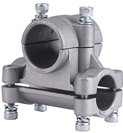 Yuuga Handle Bracket Clamp, Silver, 26/28mm, for Strimmer Trimmer Brushcutter Tube