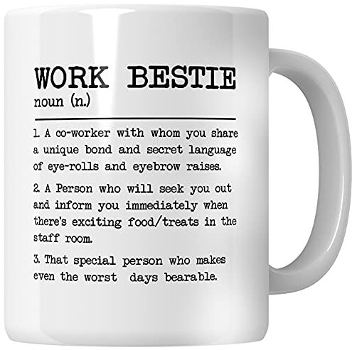 WG - Work Bestie! Mug for Bestfriend, Coffee Sister, Mug for Friend, Amazing Coffee Mug, Best Friend Coffee Mug