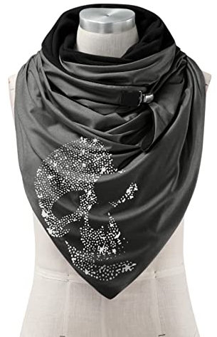 Schal Damen Winter, Geschenk für Schal Kuscheliger Weicher Großer Schal Tücher mit Quasten Frauen Deckenschal Halstuch Scarf Poncho Cape für Herbst und Winter Warmer Schal