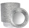 LOYUDEQIU 5 Inch/12.7cm Aluminum Foil Mini Pie Pans- Disposable Small Pie Tins for Bakeries, Cafes, Restaurants - Durable Mini Foil Pans for Pie, Fruit Tarts, Quiche (50, 5 inch Tart Pans)