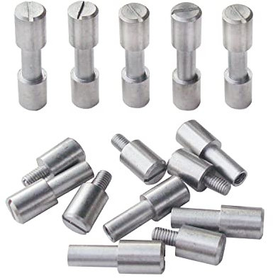 Edelstahl-Corby-Bolzen, Nieten, EDC-Messerhersteller, Drehstift-Verschlüsse, DIY-Messergriff, Bolzen, Schrauben, 10 Stück (6 mm)