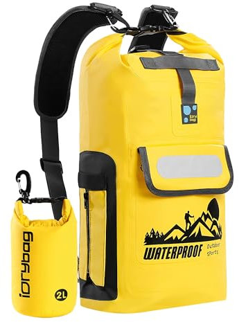 IDRYBAG Dry Bag Floating wasserdichter Rucksack 20L/30L/40L, Dry Bags wasserdichte Rucksackform, Dry Bag Kajak wasserdichte Tasche