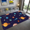 Teppich Cartoon Space Universe Planet Kinder Spielmatte Jungen Mädchen Zimmer matte Schlafzimmer Nachttisch Bodenteppich Rakete Raumschiff Astronaut Play Crawl Großer Teppich (Farbe 1,160x200 cm)