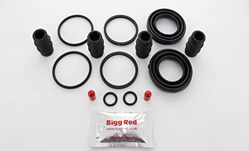 Bigg Red - Brake Caliper Seal Repair Kit - Compatible with - Rear Left & Right - Fits Standard TRW Single 43mm Piston Calipers