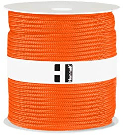 Hummelt Rope Flechtleine Polypropylenseil 4mm 100m orange auf Rolle