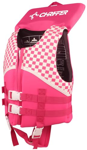 Chriffer Kids Swim Vest Life Jacket for 20-70 Pounds Boys and Girls, Zipper Style Easy On and Off, Floatation Life Jacket for 2, 3, 4, 5, 6, 7, 8, 9, 10 Years Old Beach Pool Water Park