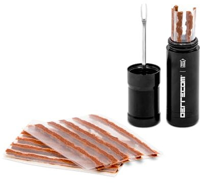 Errecom 1000 Miglia Tubeless Reifenreparaturset für Fahrrad, enthält 15 Streifen und 1 Mini-Schraubendreher Reibahle zur Reparatur von Löchern