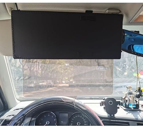 MNBVGHH Visera Solar antideslumbrante para Coche para Mercedes Benz W211 W203 W204 W210 W124 AMG W202,Parasol de Coche Que Reduce el deslumbramiento,Extensor de Visera Solar,31X15.5CM