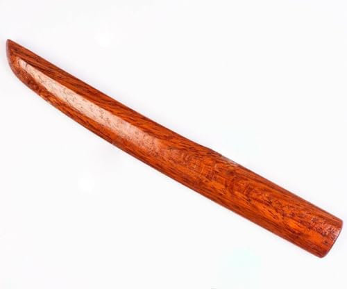 Sportech Italia - Pugnale Tanto in legno, arma da addestramento, coltello Giapponese di legno difesa personale per Arti Marziali Aikido Iaido Jiu Jitsu Kendo Bokuto (Ciliegio)