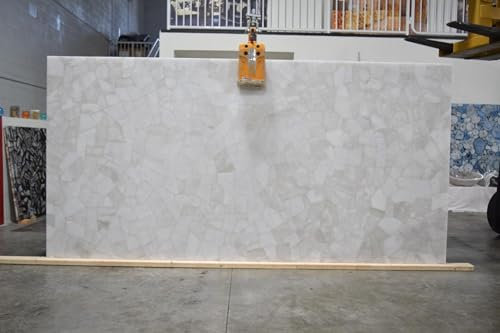 Couchtisch aus weißem Quarz, 35,6 x 35,6 cm, für Café-Dekoration, quadratische Form, Marmor-Epoxid-Endtisch mit königlichem Look