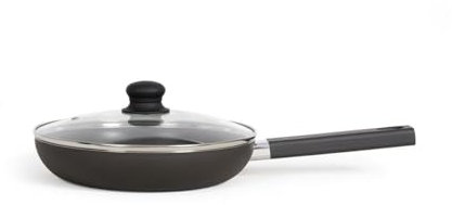 Livoo - Sauteuse 26 cm MEP153N - 2,5mm d'épaisseur, manche soft touch résistant à la chaleur, tous feux dont induction