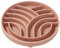 OHMO Slow Feeder Dog Cat Bowl (Small, Tree of Life), Silicone Puppy Food Bowl with Anti-Slip Suction Cup Slow Down Small Dogs Eating Anti Choking, Coral