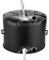 Round Parasol Base Weight Bag 40L with 2 Carrying Handles,Removable Fill-Water Umbrella Stand up to 100 lbs Water, Parasol for Outdoor Garden Patio Lawn Beach Cantilever or Flagpole (Black)