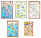Generico Geschirrtuch-Set 5 Handtücher Italien Limoncello Pasta Wein Pizza Made in Italy typische italienische Produkte Baumwolle lokale Handwerkskunst Geschenkidee