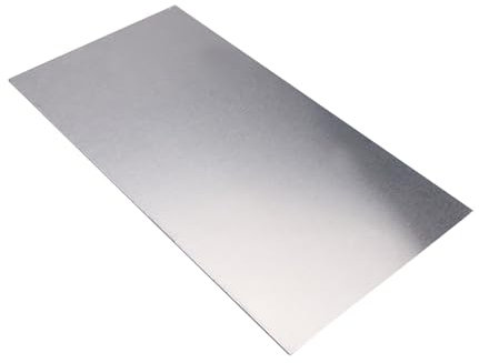 CXGBQSJ Láminas De Aluminio 6 Piezas 300X20 Mm 1060 Placa De Chapa Fina De Metal con Doble Película para La Elaboración De Bases De Marcos Estructurales, Espesor,0.8mm