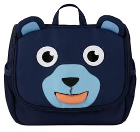 Affenzahn Kulturtasche für 1-5 Jährige Kinder im Kindergarten als Kulturbeutel für Mädchen und Jungen