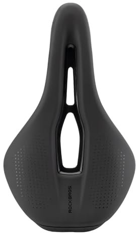 ROCKBROS Fahrradsattel Bequem, Sattel Fahrrad Damen Herren, Atmungsaktiv und Wasserdicht, Ergonomisch Bike Seat Fahrradsitz Fahrradzubehör Für MTB, Gravel e Rennrad