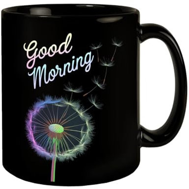 Pusteblume Good Morning Tasse Einzigartige KaffeeTasse mit lebendigem Design -