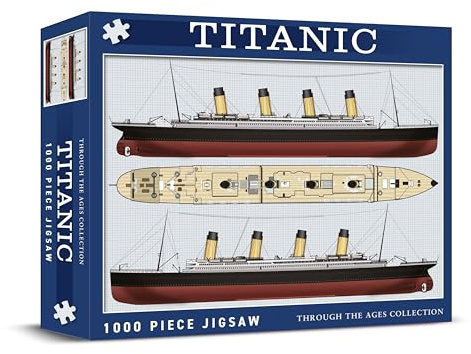 Coach House - Titanic 1000 Piece Jigsaw Puzzle, Through the Ages, Challenging Puzzles for Me and Fun for the Family, Multi-Coloured