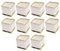 Jcasbdn 10 Pezzi Lanterne galleggianti 4x4x4 Whiter White White Paper flottle Piscina per rilasciare in Acqua per Esterno desiderando pregare Senza Candela