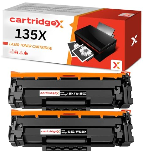 Cartridgex Compatible Toner Cartridge With Chip Replacement for HP W1350X 135X for HP LaserJet M209d M209dw M234d M234dw M234sdn M234sdw M235sdw 2 Pack - Black