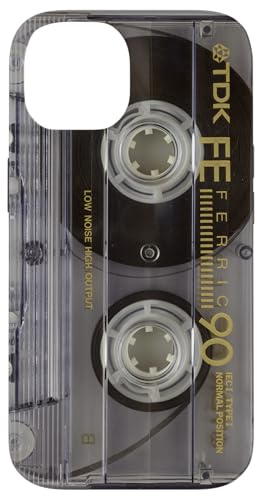 Hülle für iPhone 14 Retro Kassette 1980 Audio Vintage Style