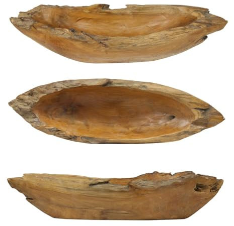 Oriental Galerie Teak Schale Deko Schiff Schüssel Teakholz Schiffchen Holzschale Obstkorb Massiv Inkl. Südost Asien Bildband als PDF Datei