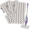 Tidy Monster Steam Mop Pads with Scrub Strips Microfiber Replacement Pad Refills for Shark Steam Pocket Mop S3500 Series S3501 S3601 S3550 S3801 S3901 SE450 S3601D S3901D (3pc-White)
