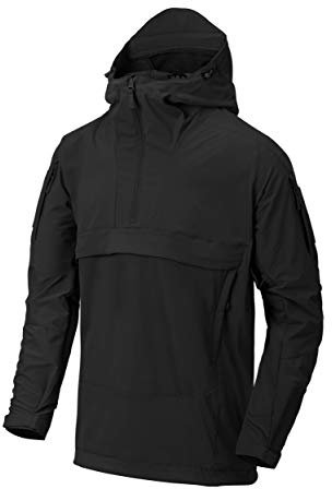 Helikon-Tex Homme Anorak Mistral Soft Shell Veste Noir Taille L (EU) / M (US)