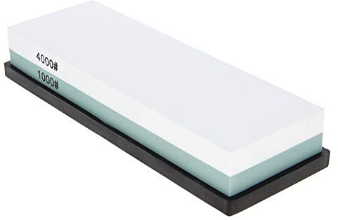 Utoolmart Oilstone Premium Knife Sharpening Stone White Corundum Combination 1000/4000 Grit Abrasive Benchstone for Sharpening of Tool 1pcs